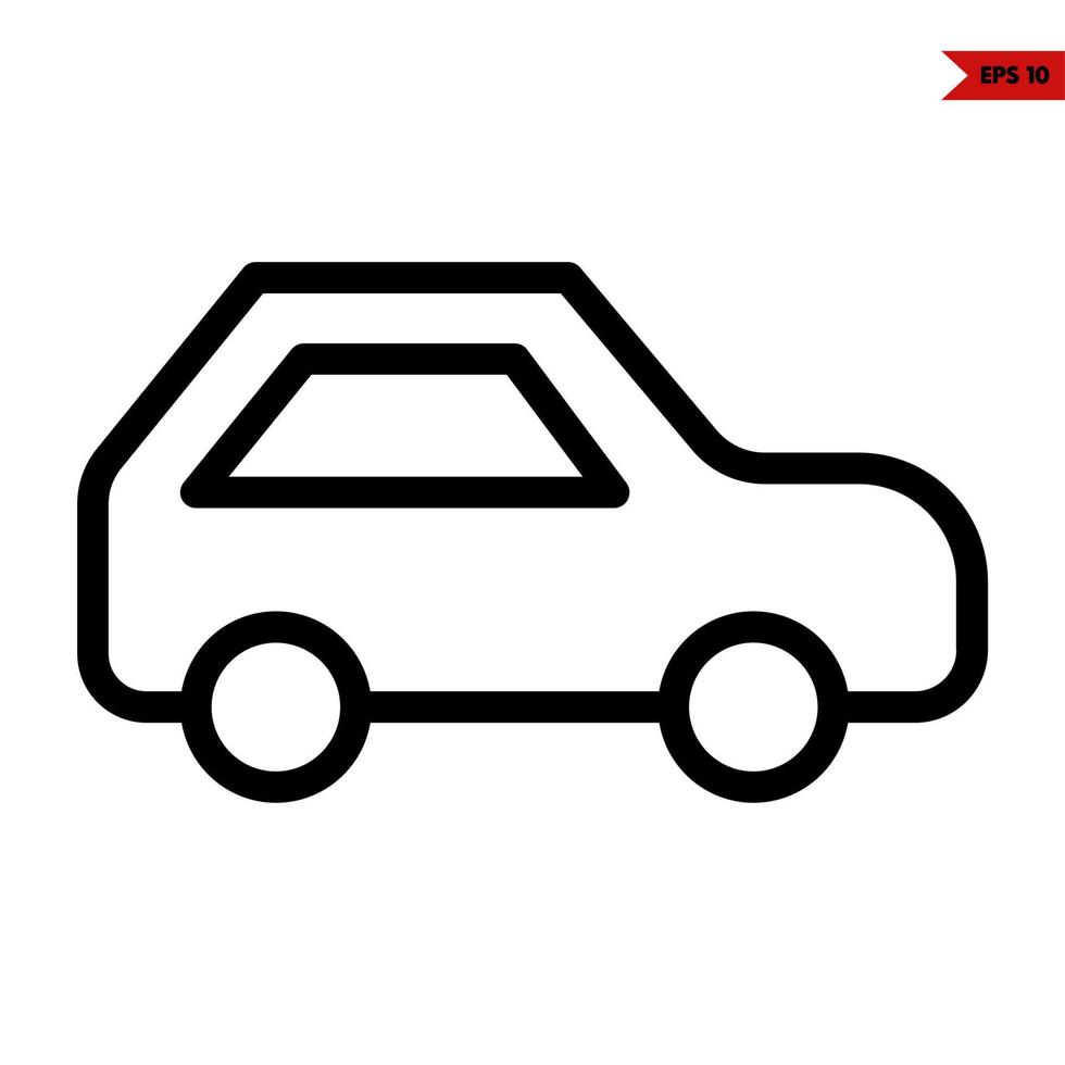 car line icon vector