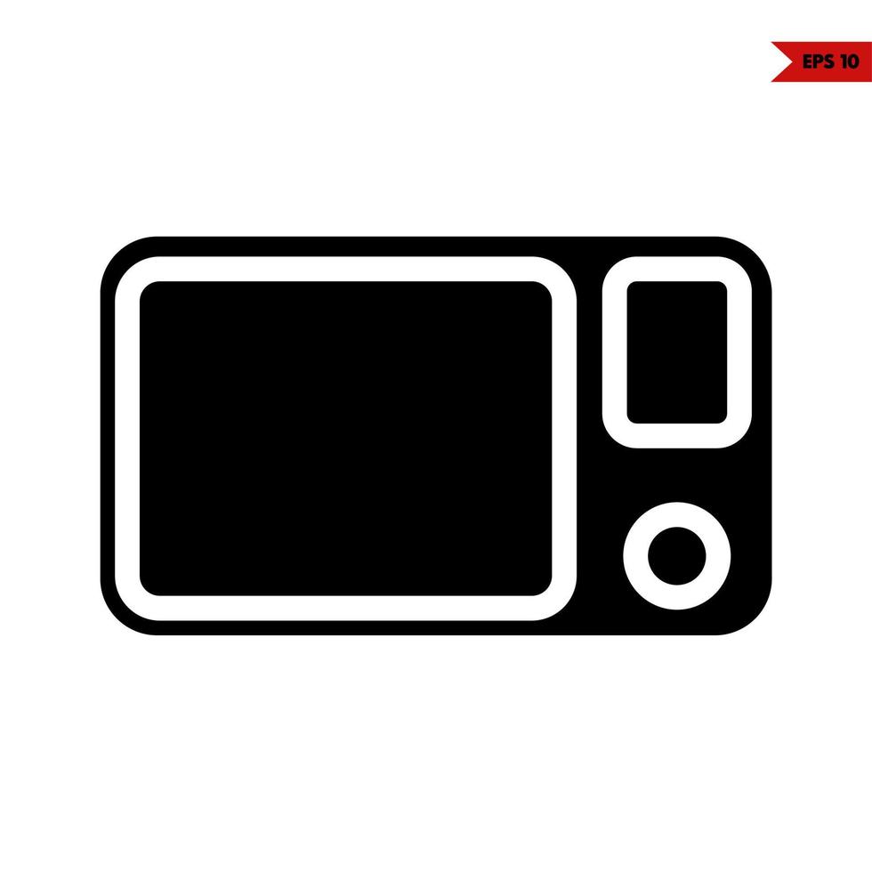 mobile phone glyph icon vector