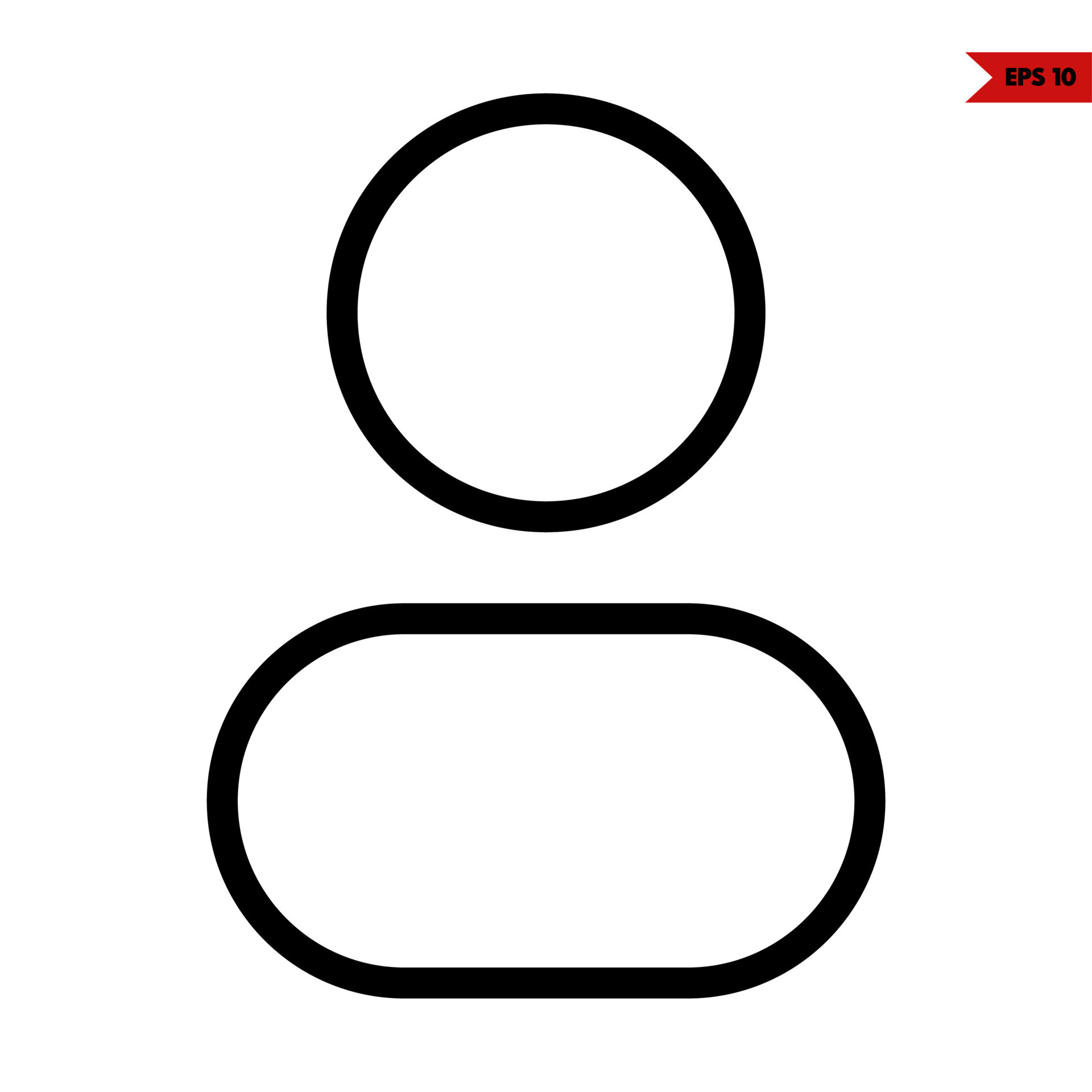 person line icon 20982902 Vector Art at Vecteezy