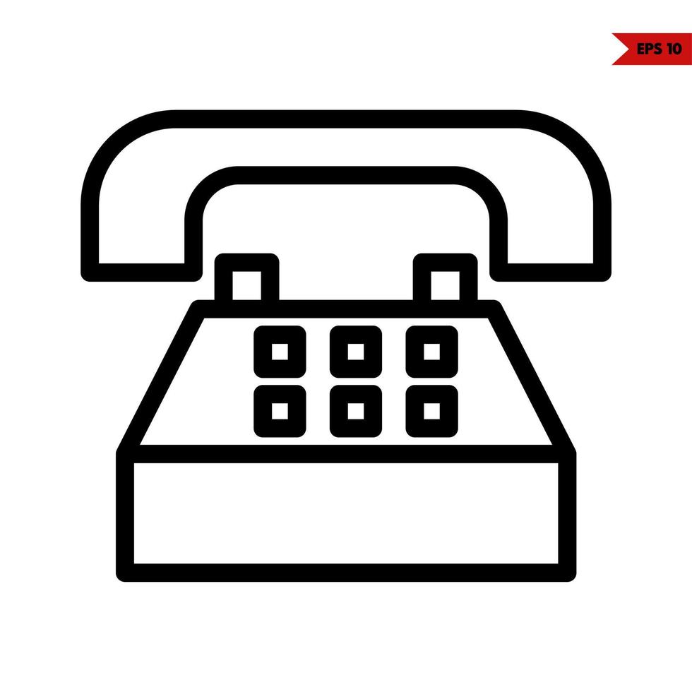 telephone line icon 20982942 Vector Art at Vecteezy