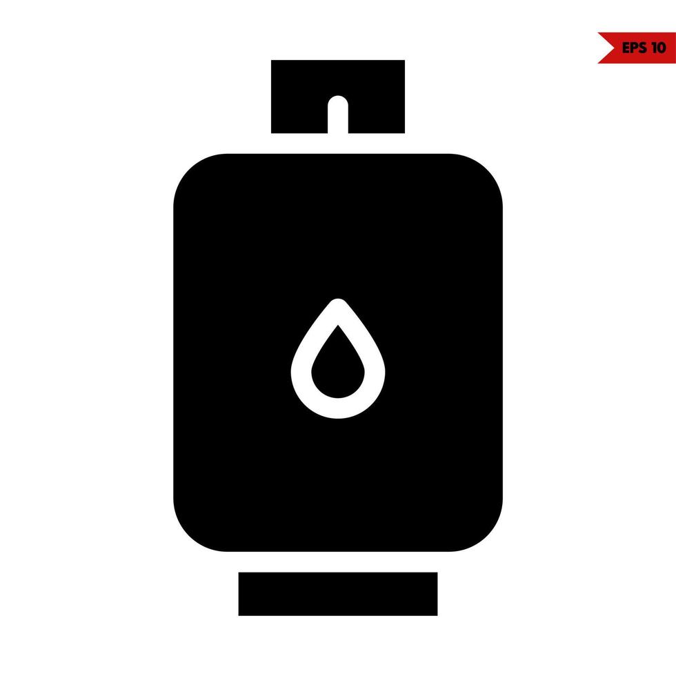 lpg glyph icon vector