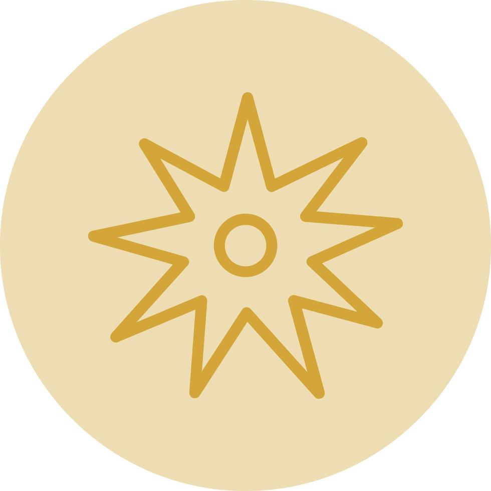 Bahai Vector Icon Design