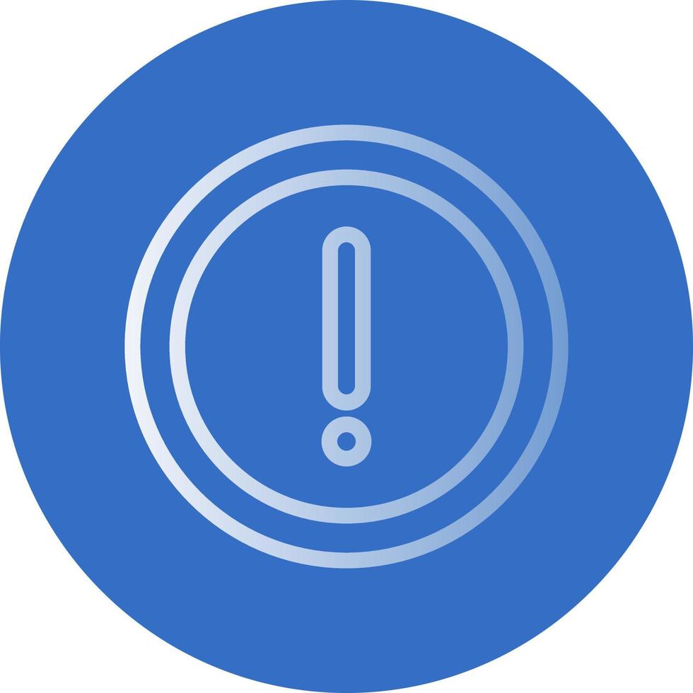 Alert Vector Icon Design