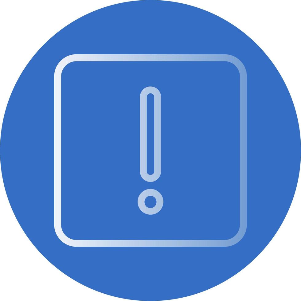 Alert Vector Icon Design