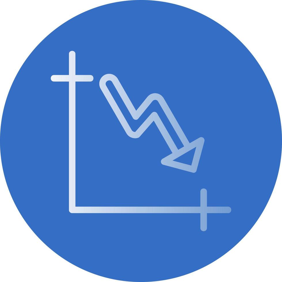 Trending down Vector Icon Design
