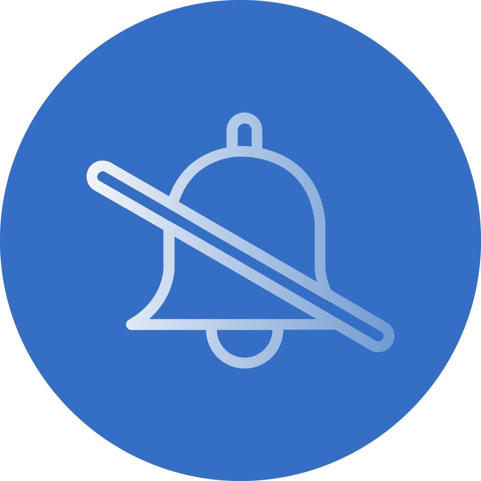 Bell Off Vector Icon Design