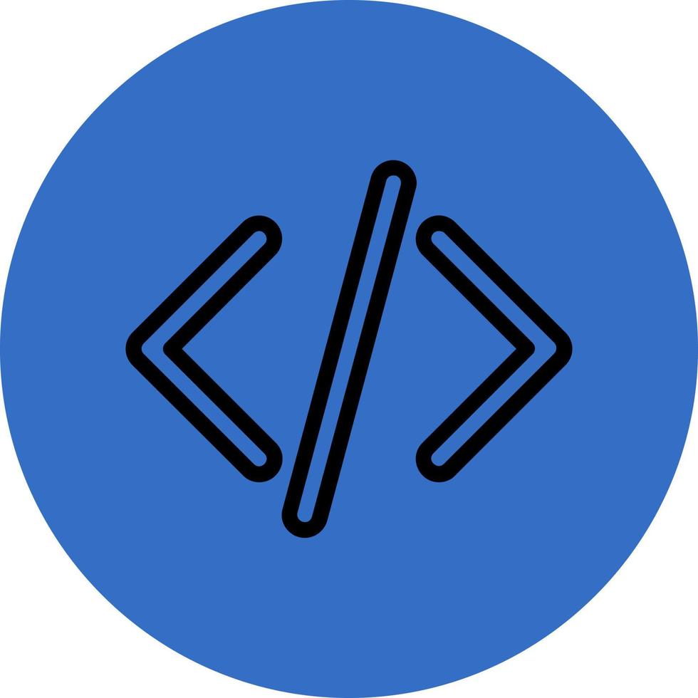 Code Vector Icon Design