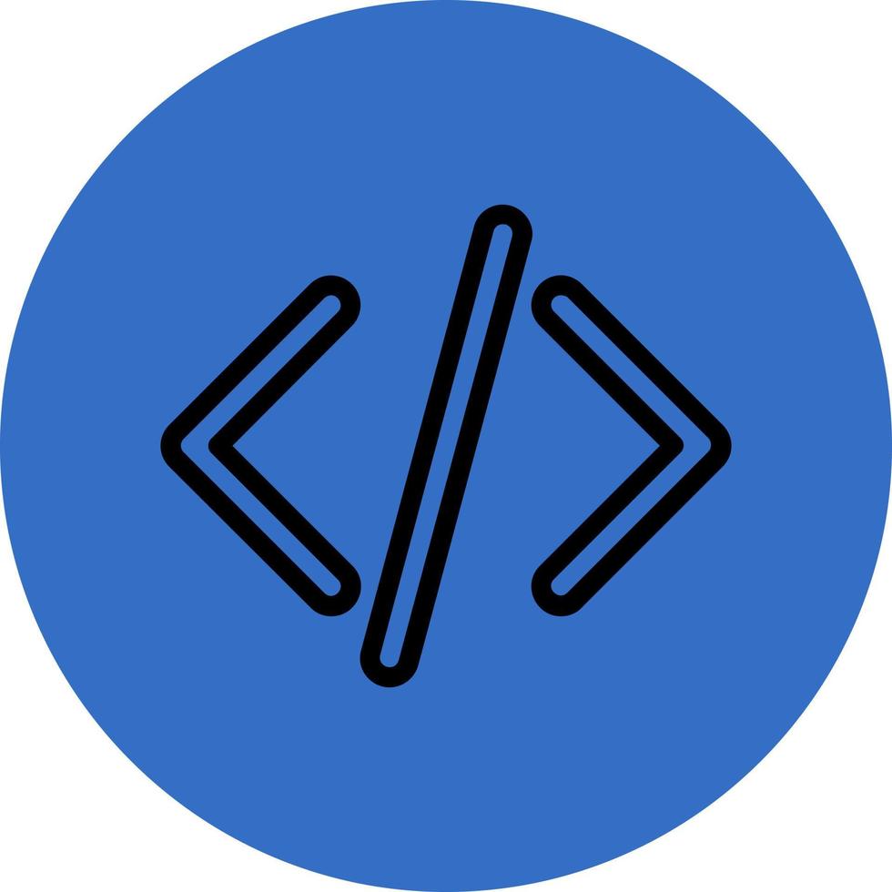 Code Vector Icon Design