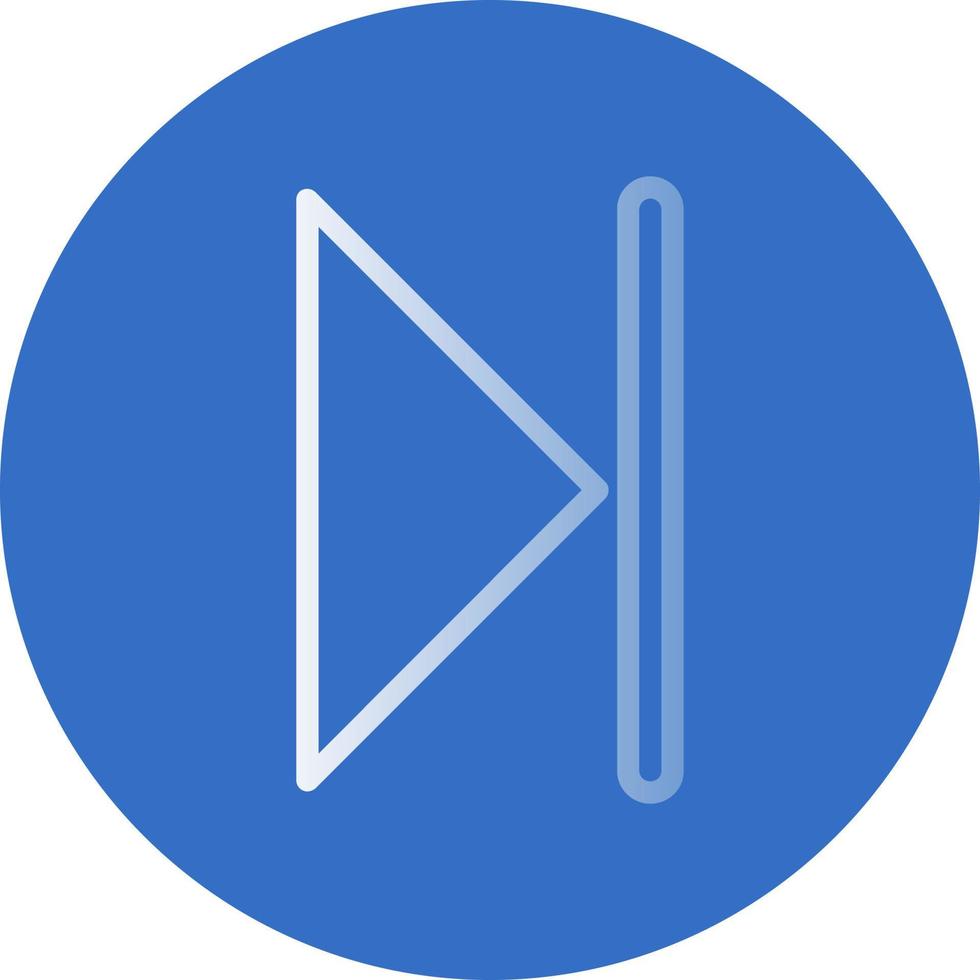 Skip Vector Icon Design