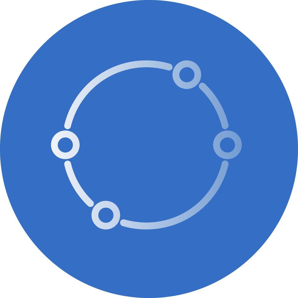 Dot Circle Vector Icon Design