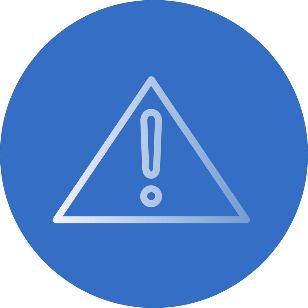 Exclamation Triangle Vector Icon Design