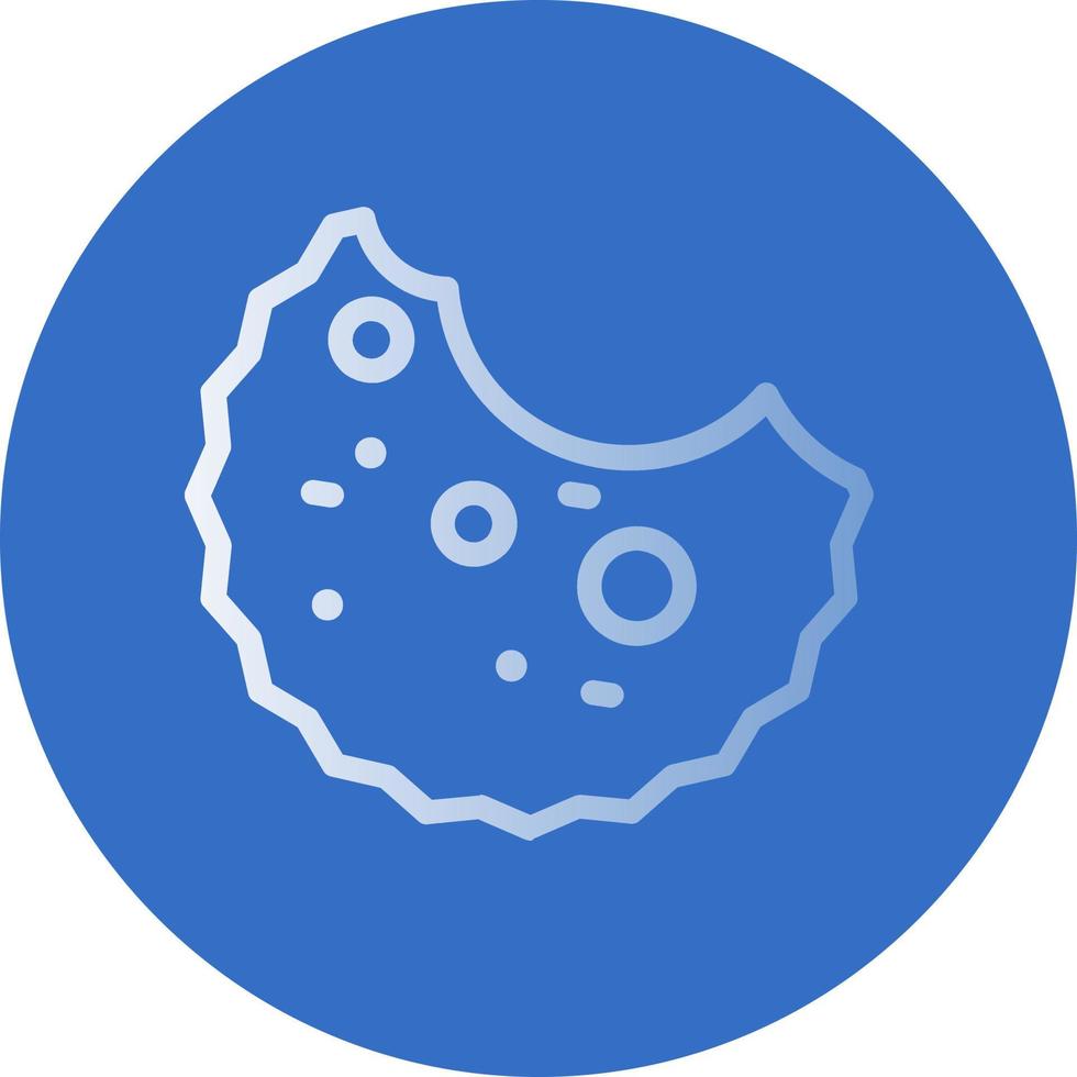 Cookie Bite Vector Icon Design