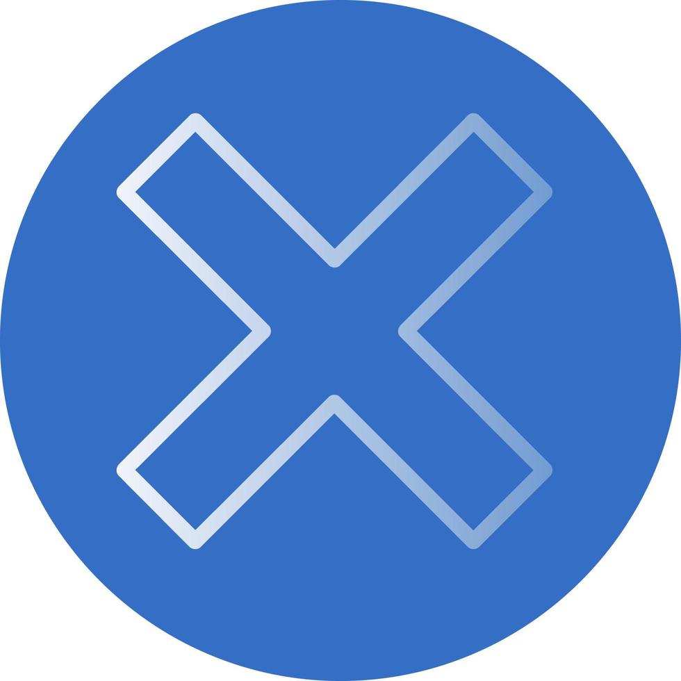 Cross Vector Icon Design