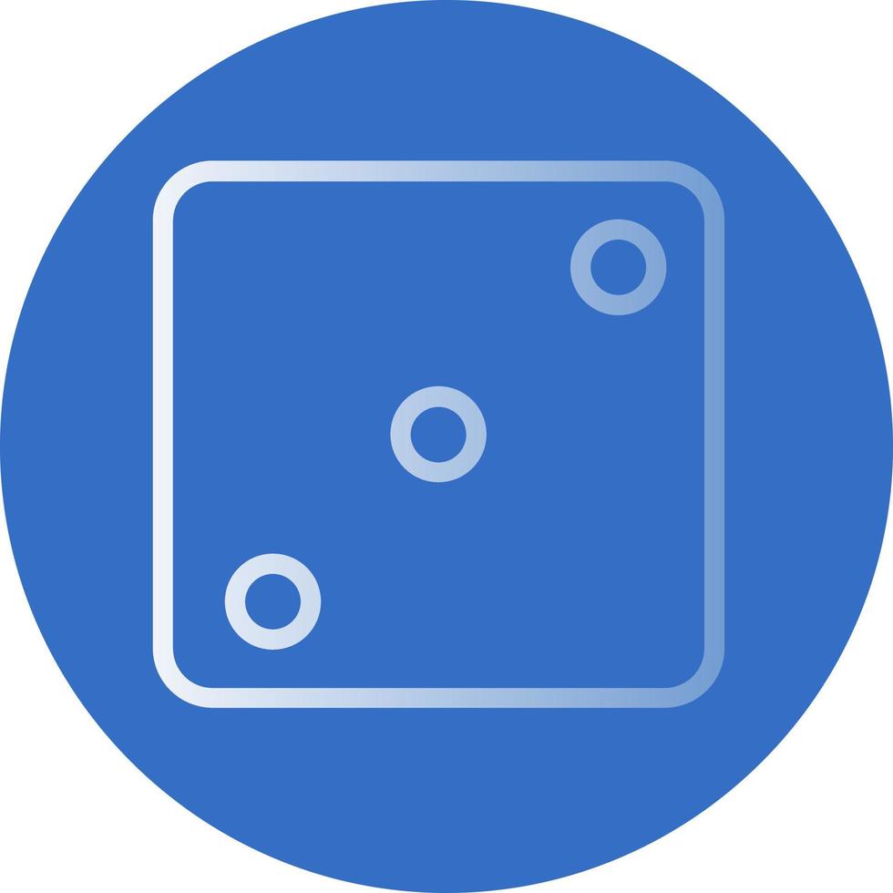Dice Three Vector Icon Design