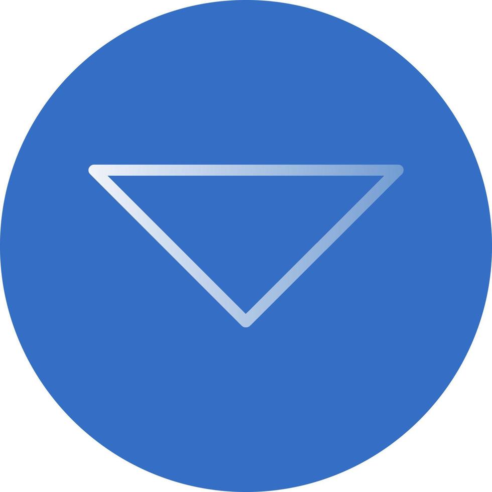 Caret Down Vector Icon Design