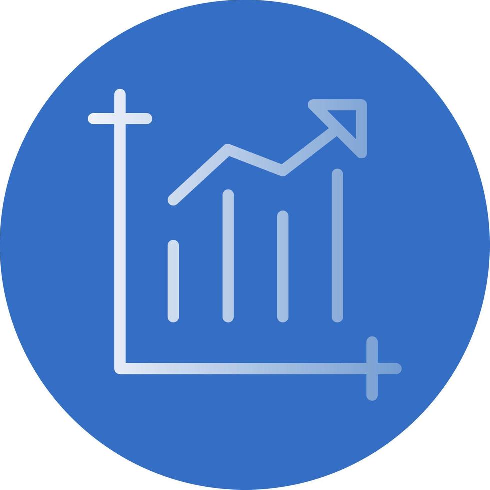 Chart Bar Vector Icon Design