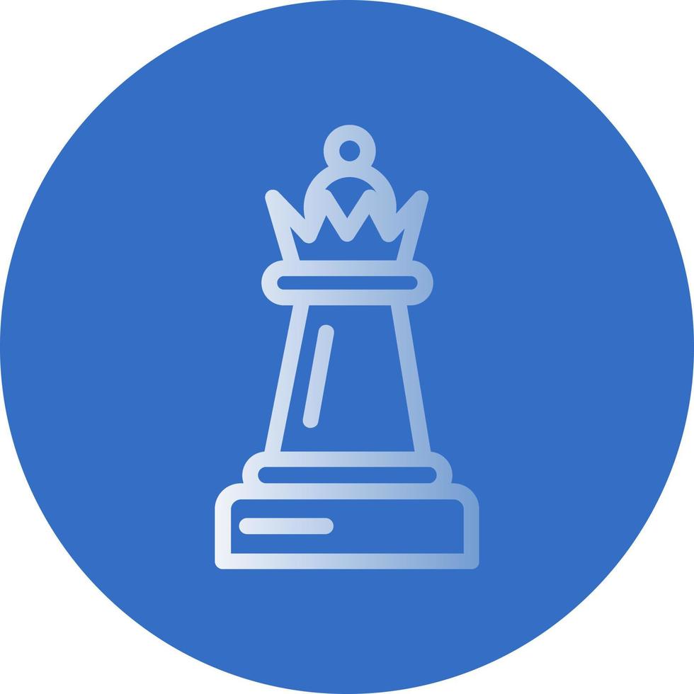 Chess Queen Vector Icon Design