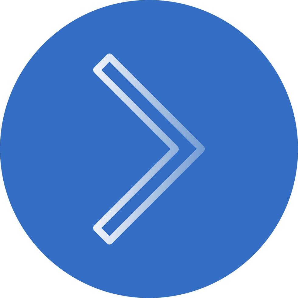 Chevron Right Vector Icon Design