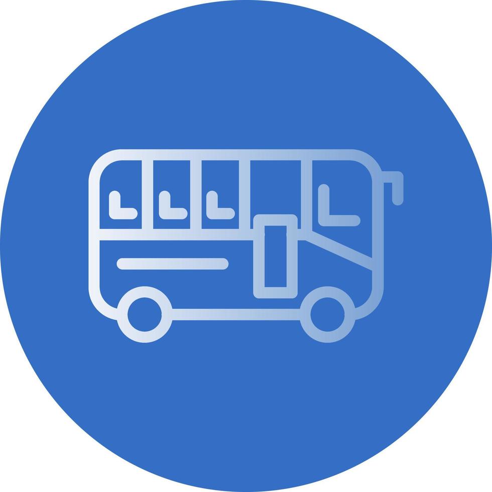 diseño de icono de vector de autobús