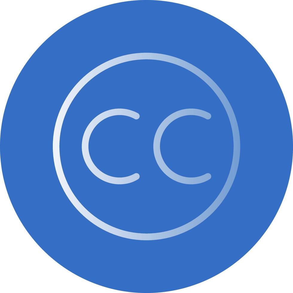 Closed Captioning Vector Icon Design