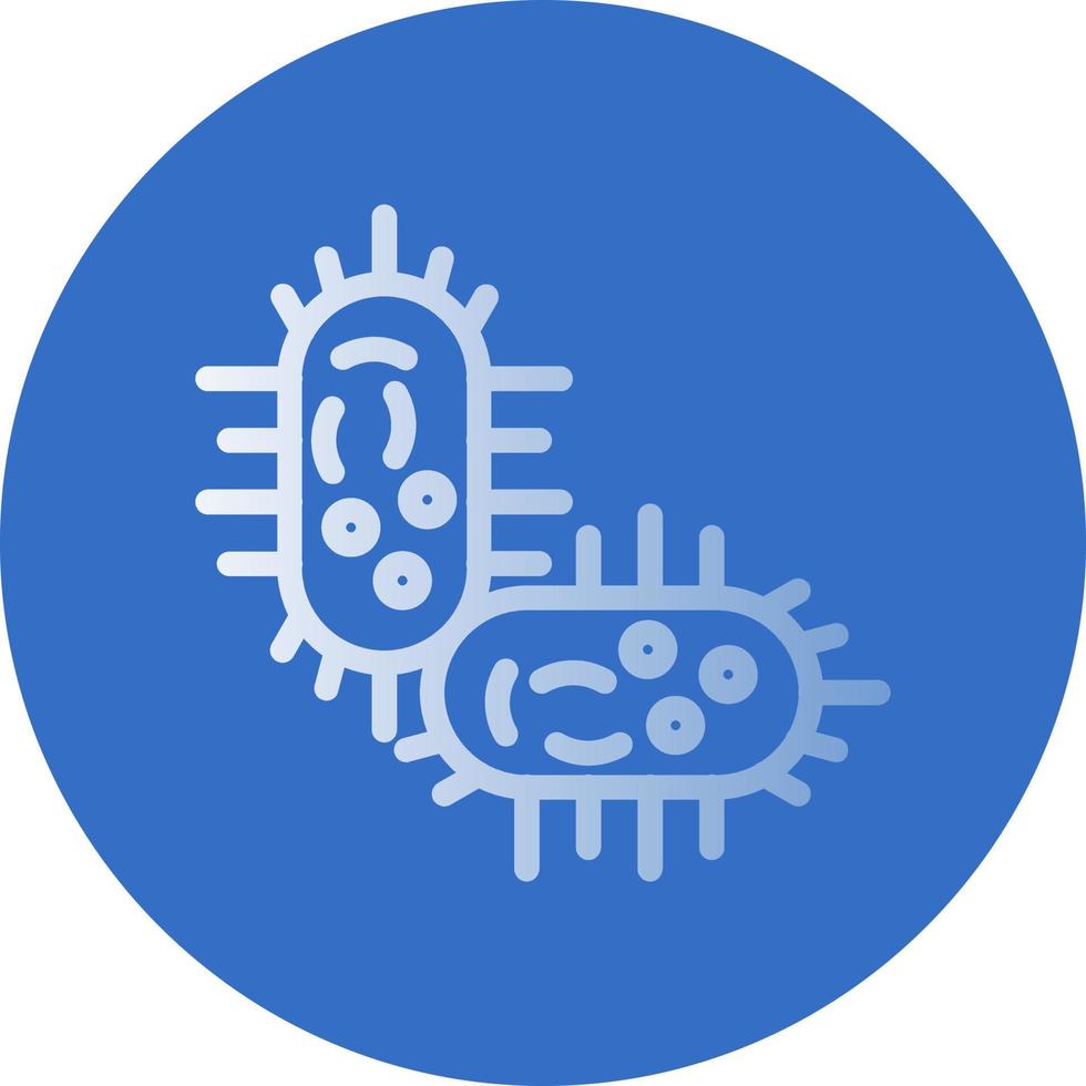 diseño de icono de vector de bacteria