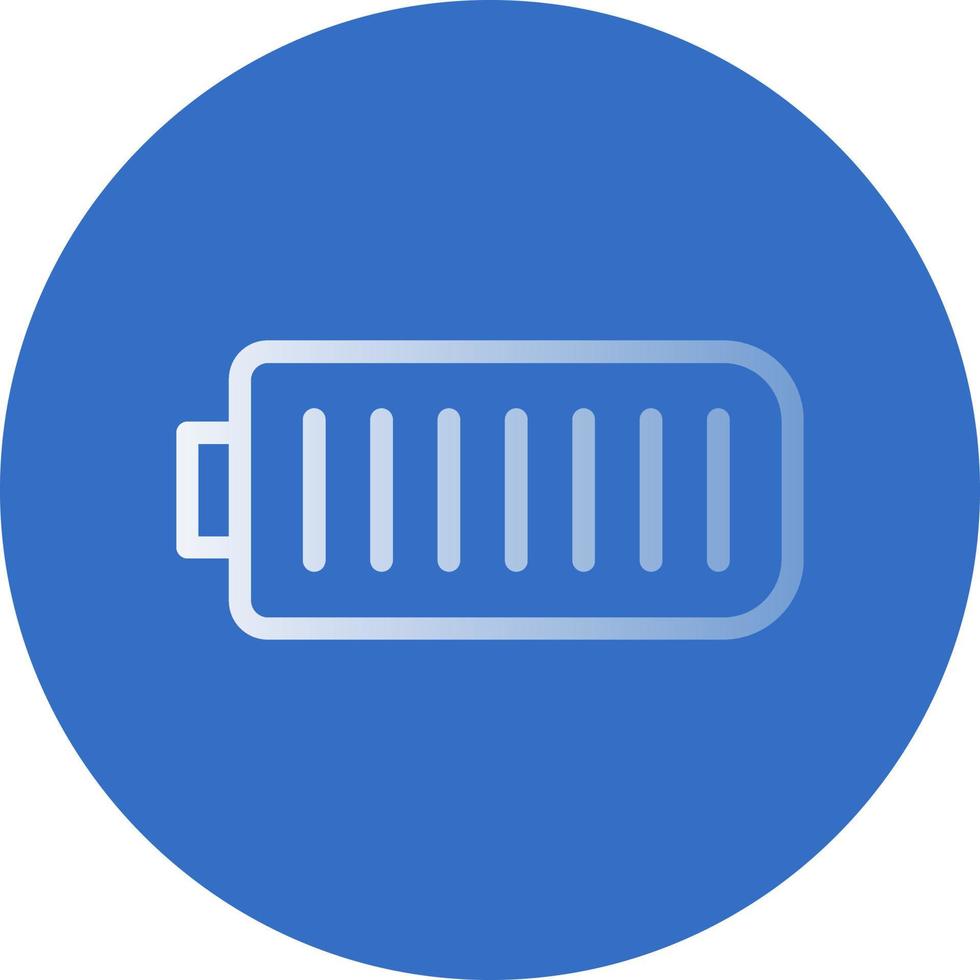 Battery Full Vector Icon Design