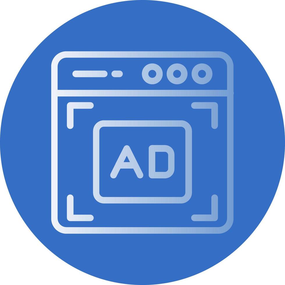 Ad Vector Icon Design