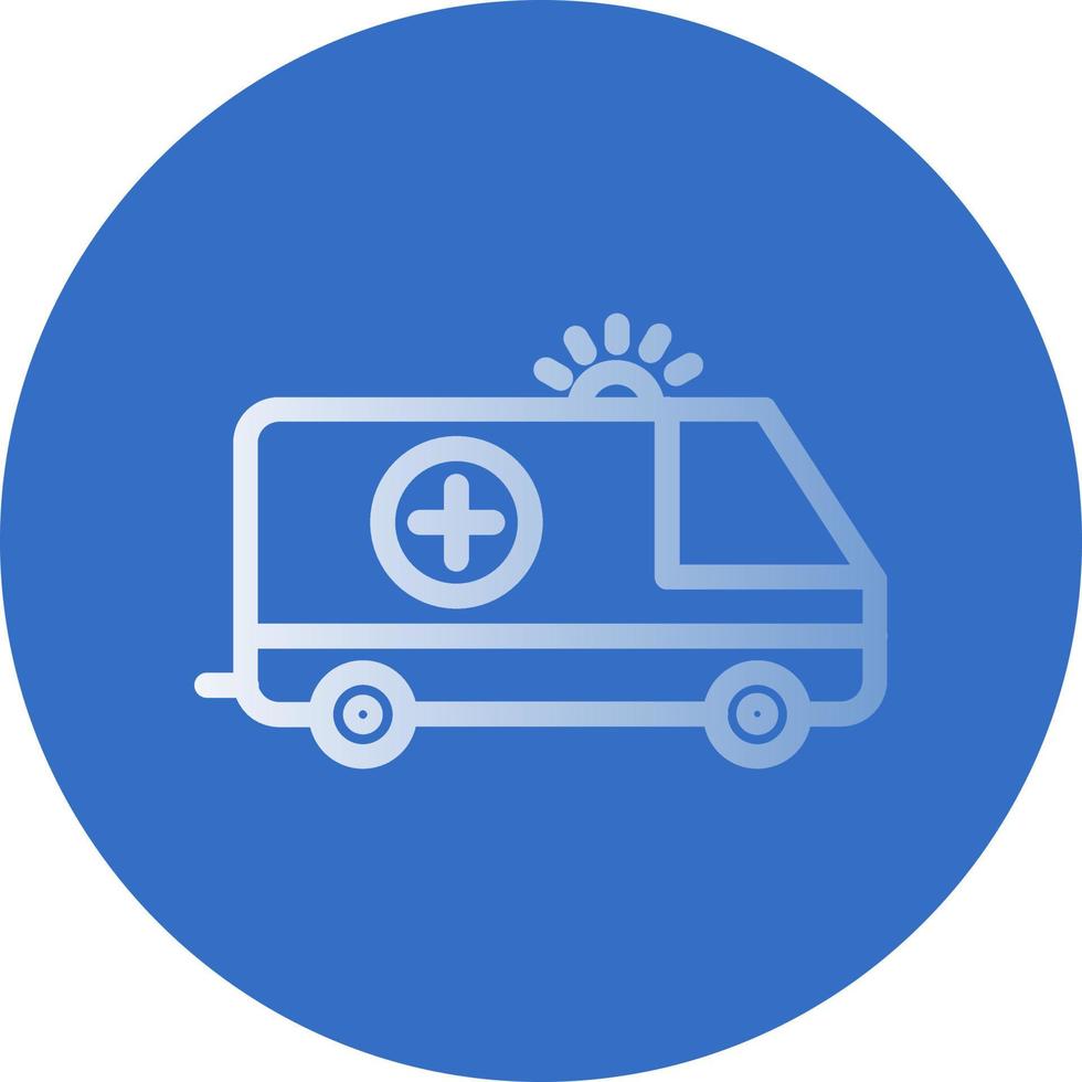 Ambulance Vector Icon Design
