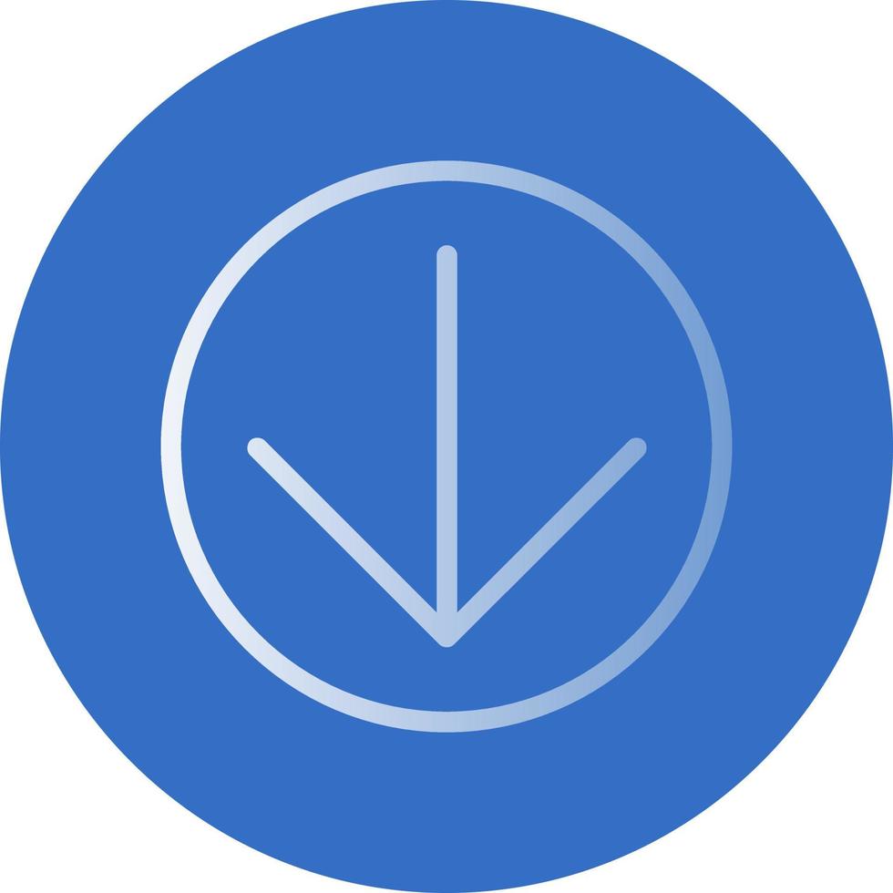 Arrow Circle Down Vector Icon Design