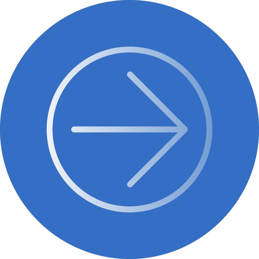 Arrow Circle Right Vector Icon Design