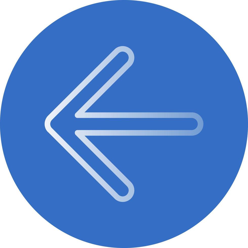 Arrow Left Vector Icon Design