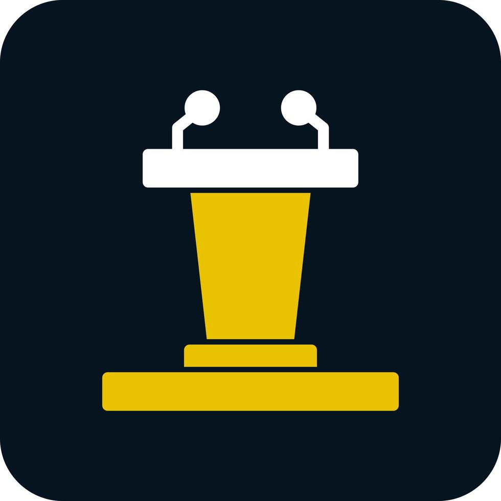 Podium Vector Icon Design