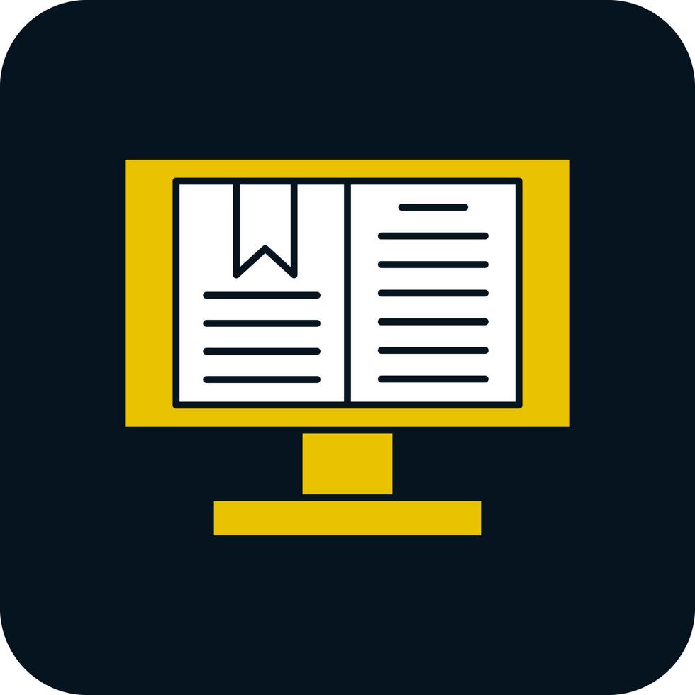 Digital Book Vector Icon Design