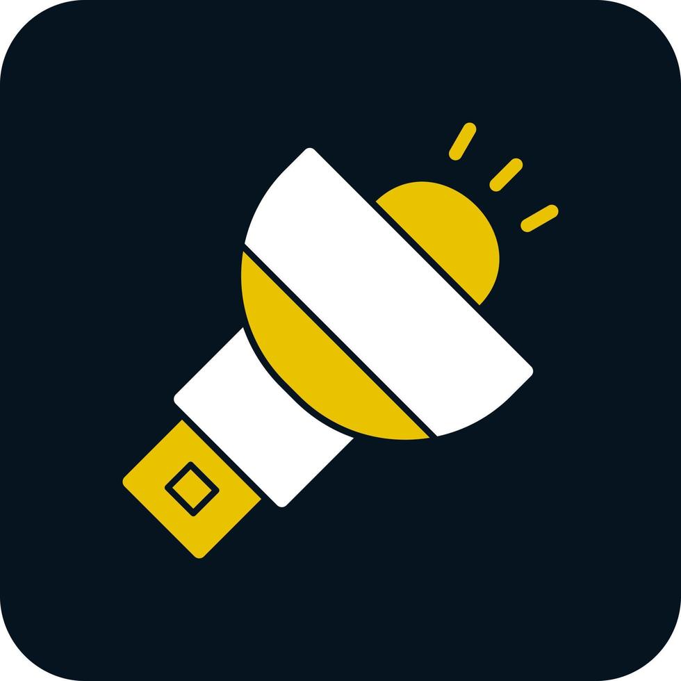 Flashlight Vector Icon Design