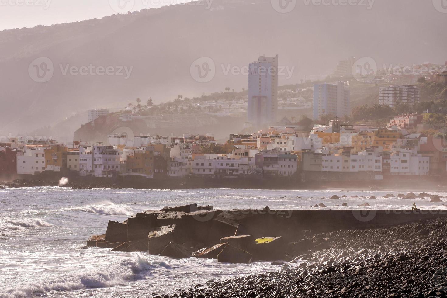 Scenic coastal view photo