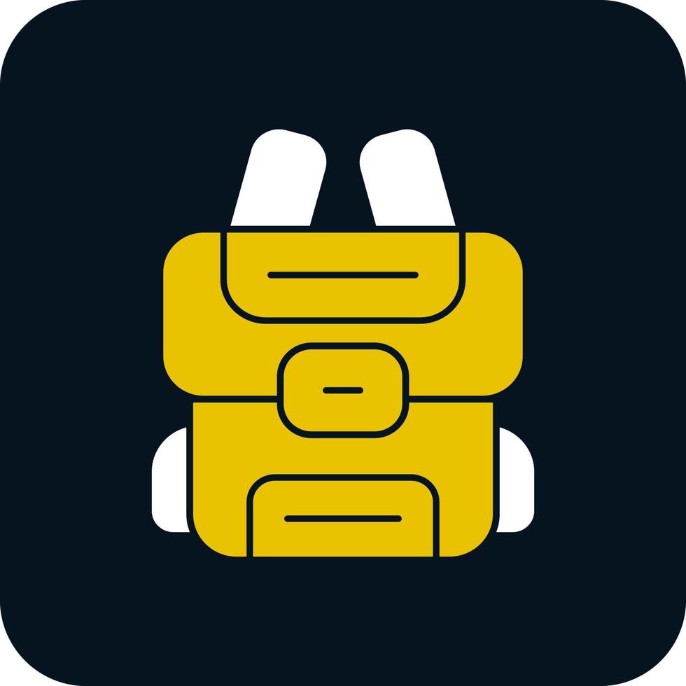 Backpack Vector Icon Design