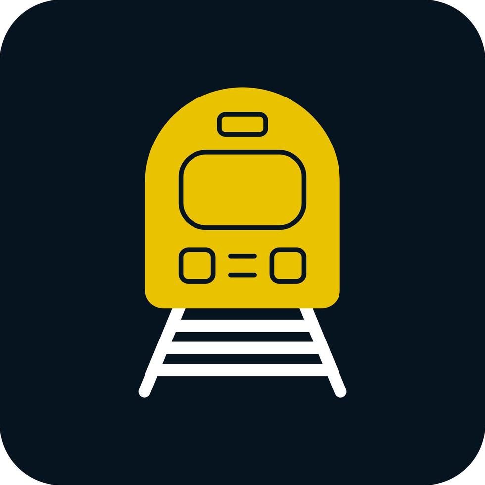 diseño de icono de vector de tren