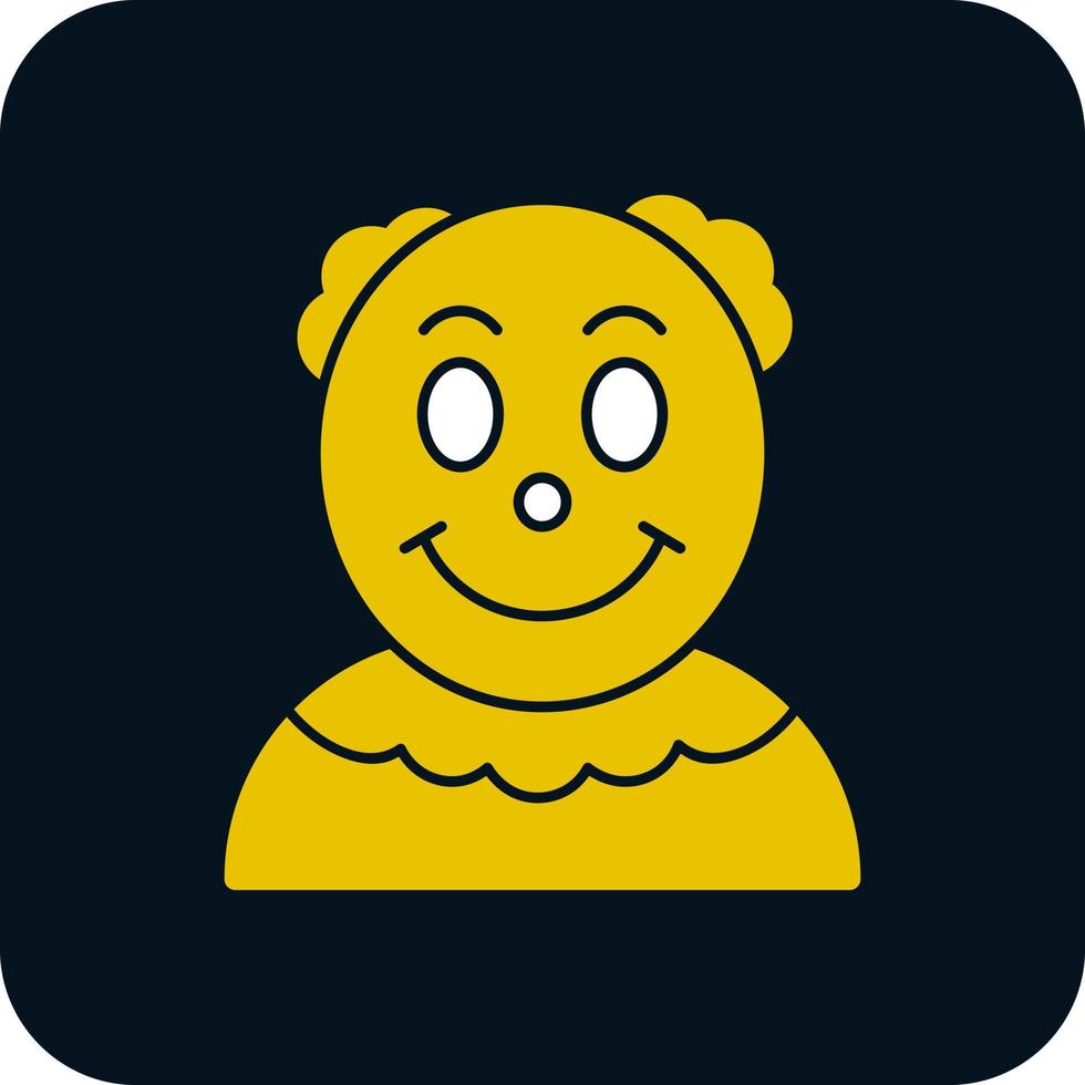 Clown Vector Icon Design
