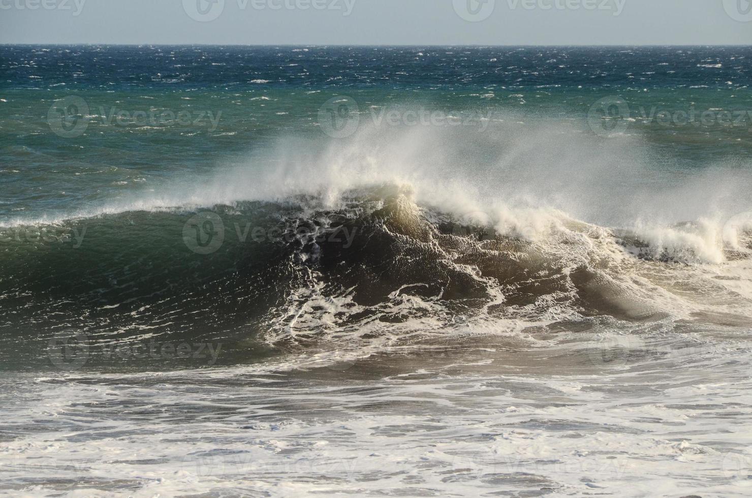 Huge sea waves photo