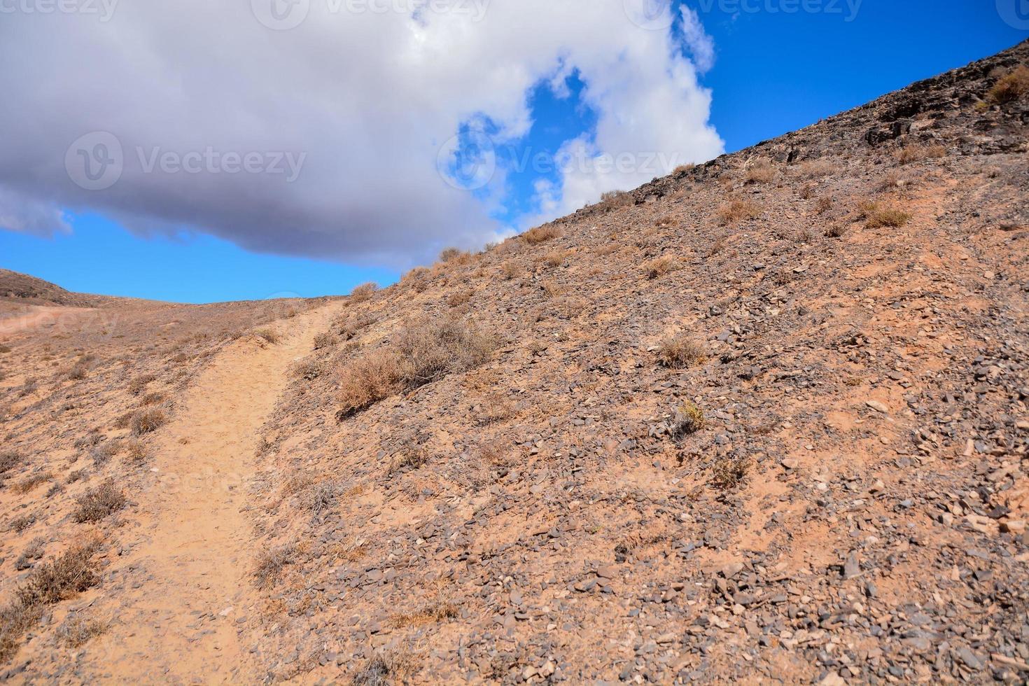 Scenic mountain landscape photo