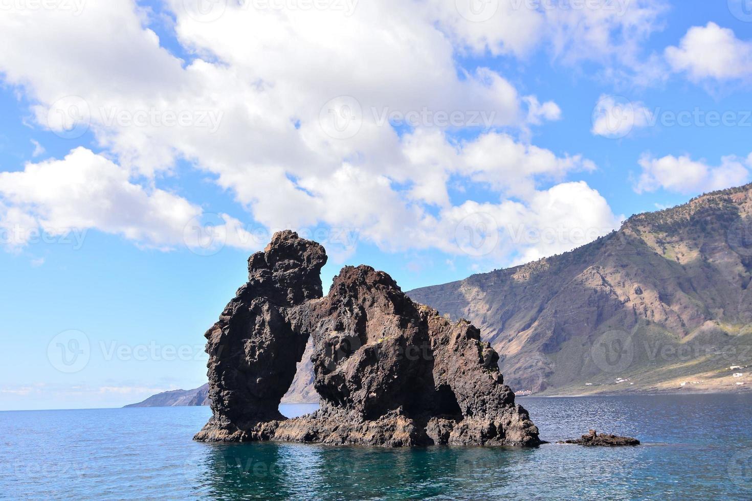 Scenic coastal view photo