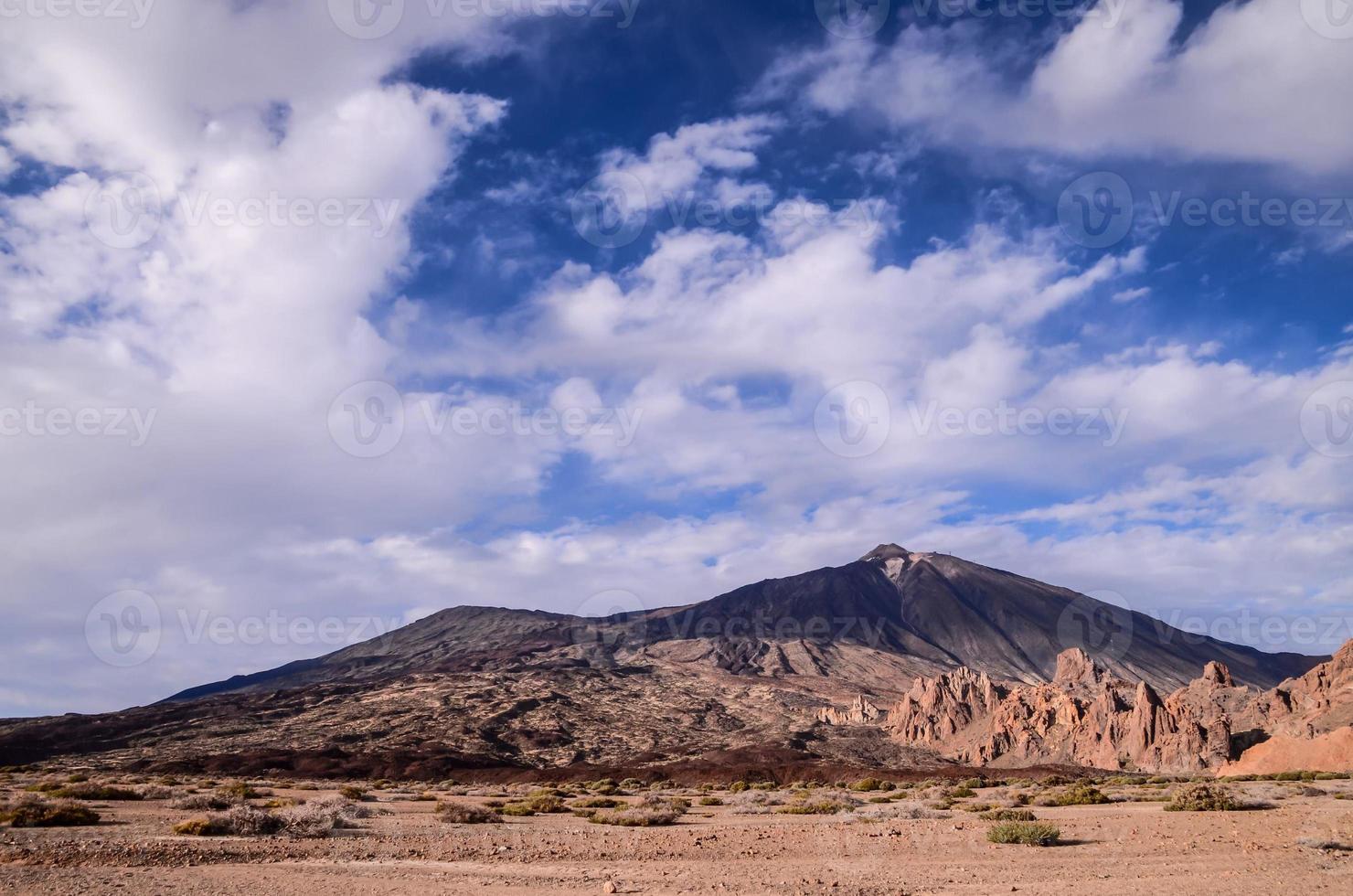 Scenic mountain landscape photo