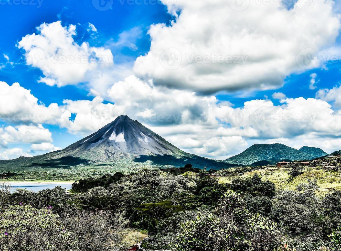 Scenic mountain landscape photo