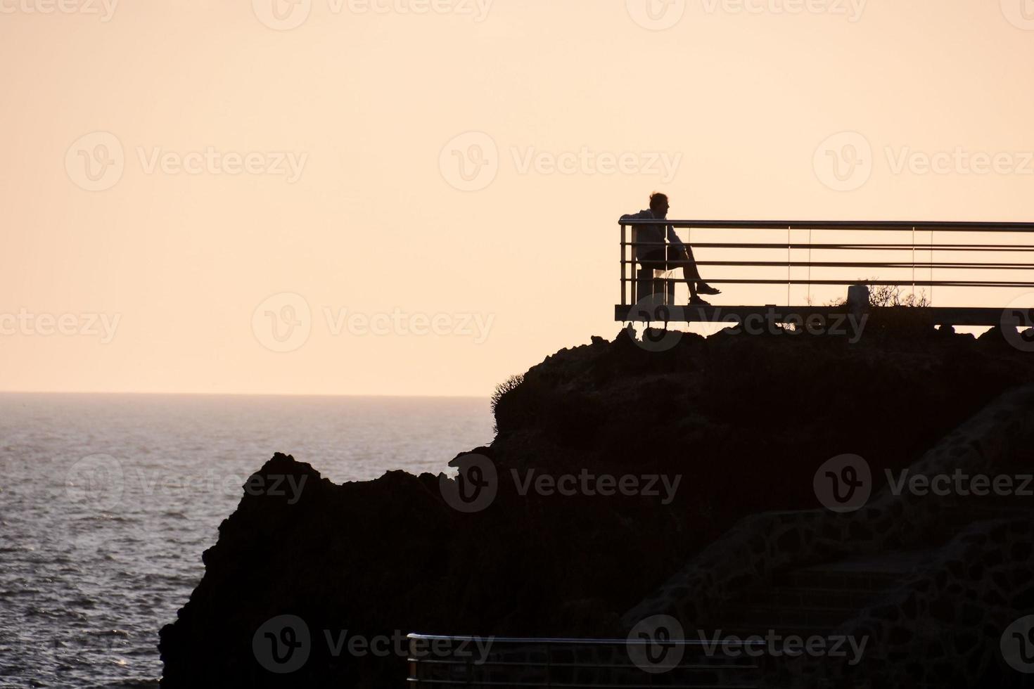 Scenic coastal view photo