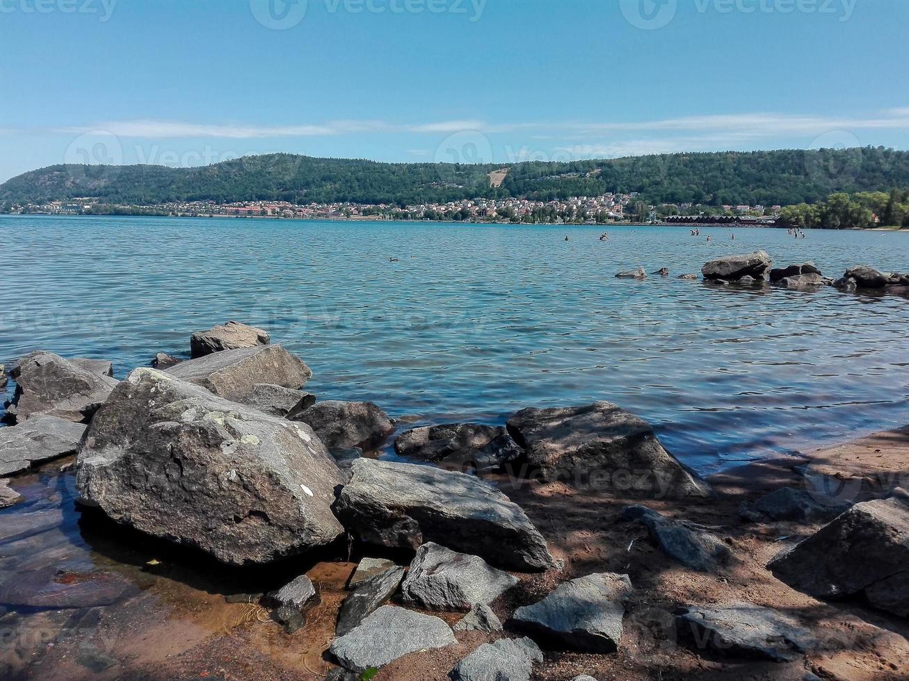 Scenic coastal view photo