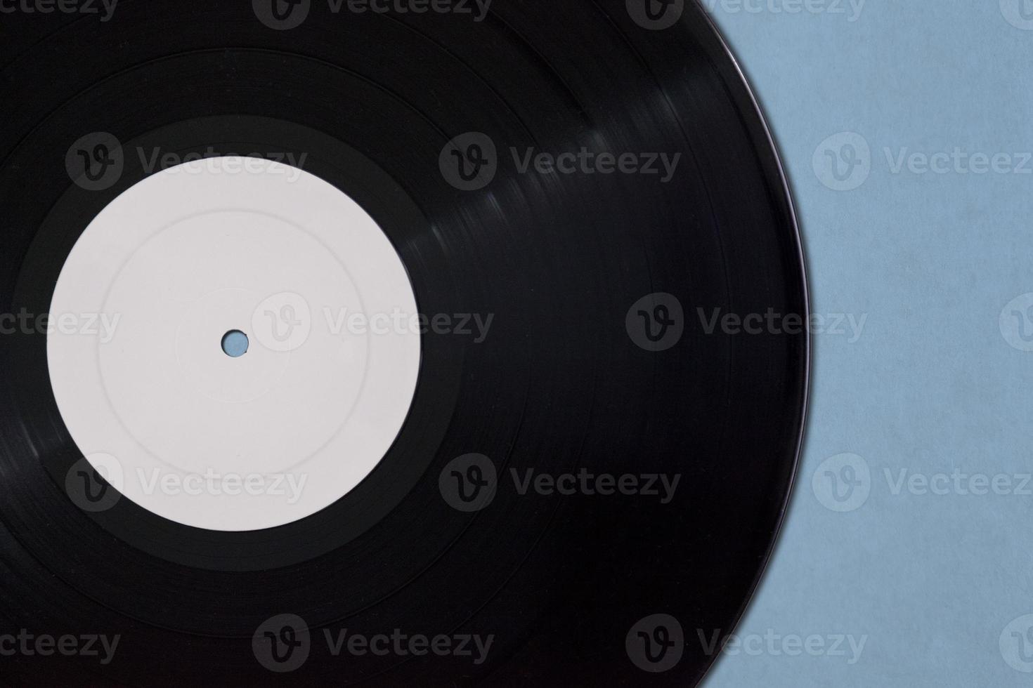 Vinyl record mockup with copy space photo