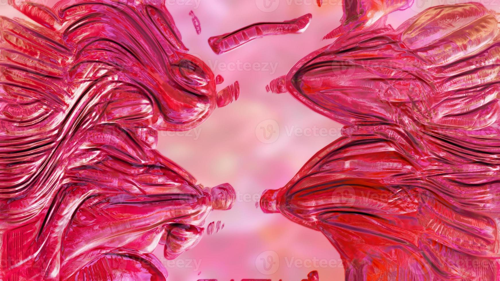 Digital Rendering Abstract Hypnotic Background photo