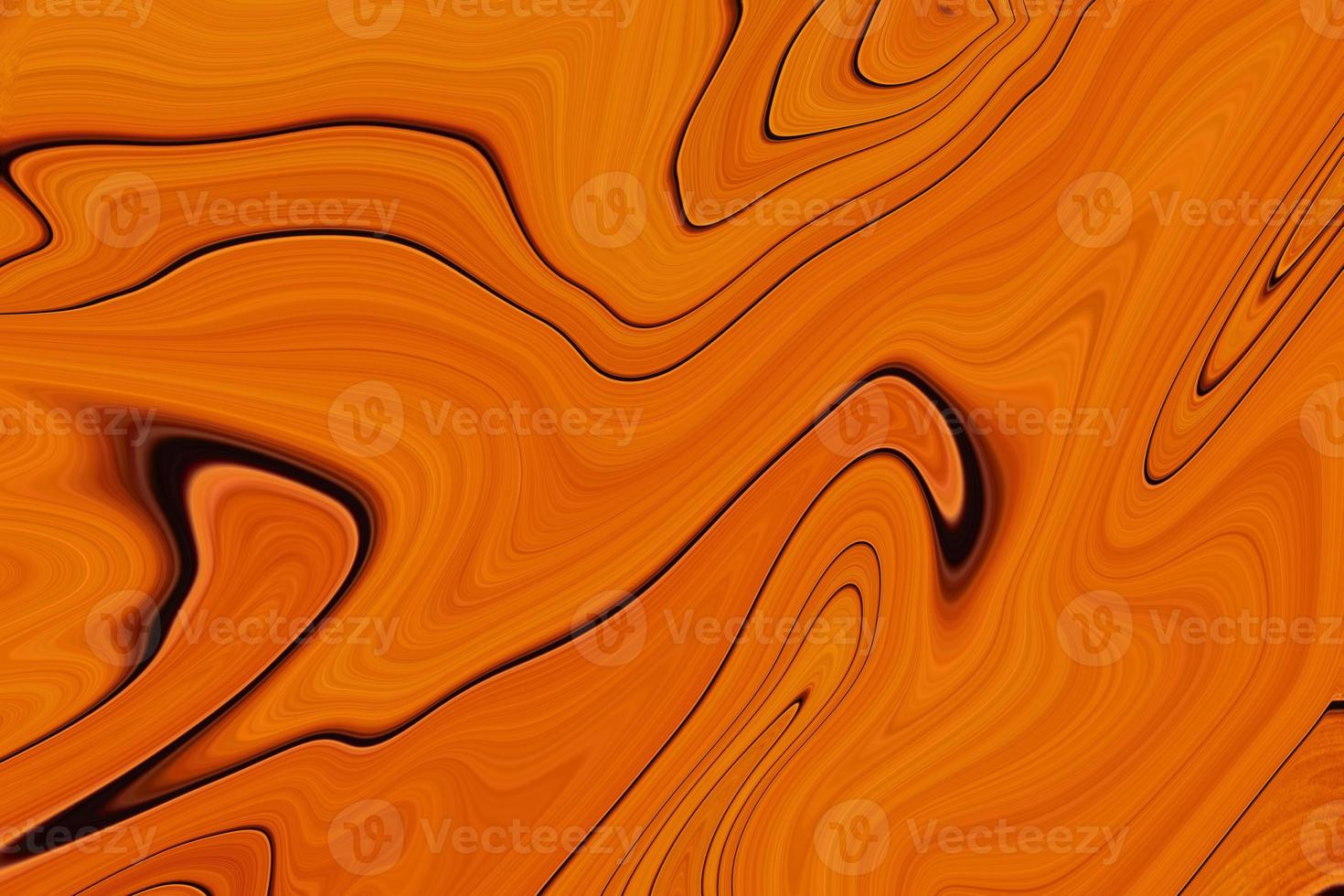 Orange and black marble with a pattern of lines and shapes background photo