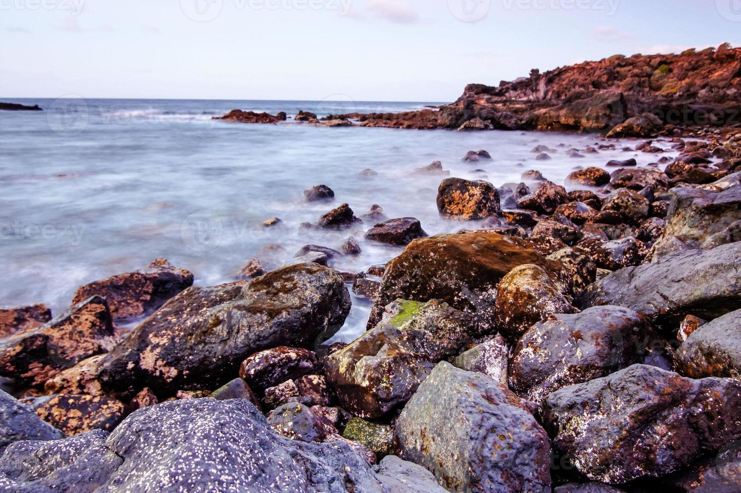 Scenic coastal view photo