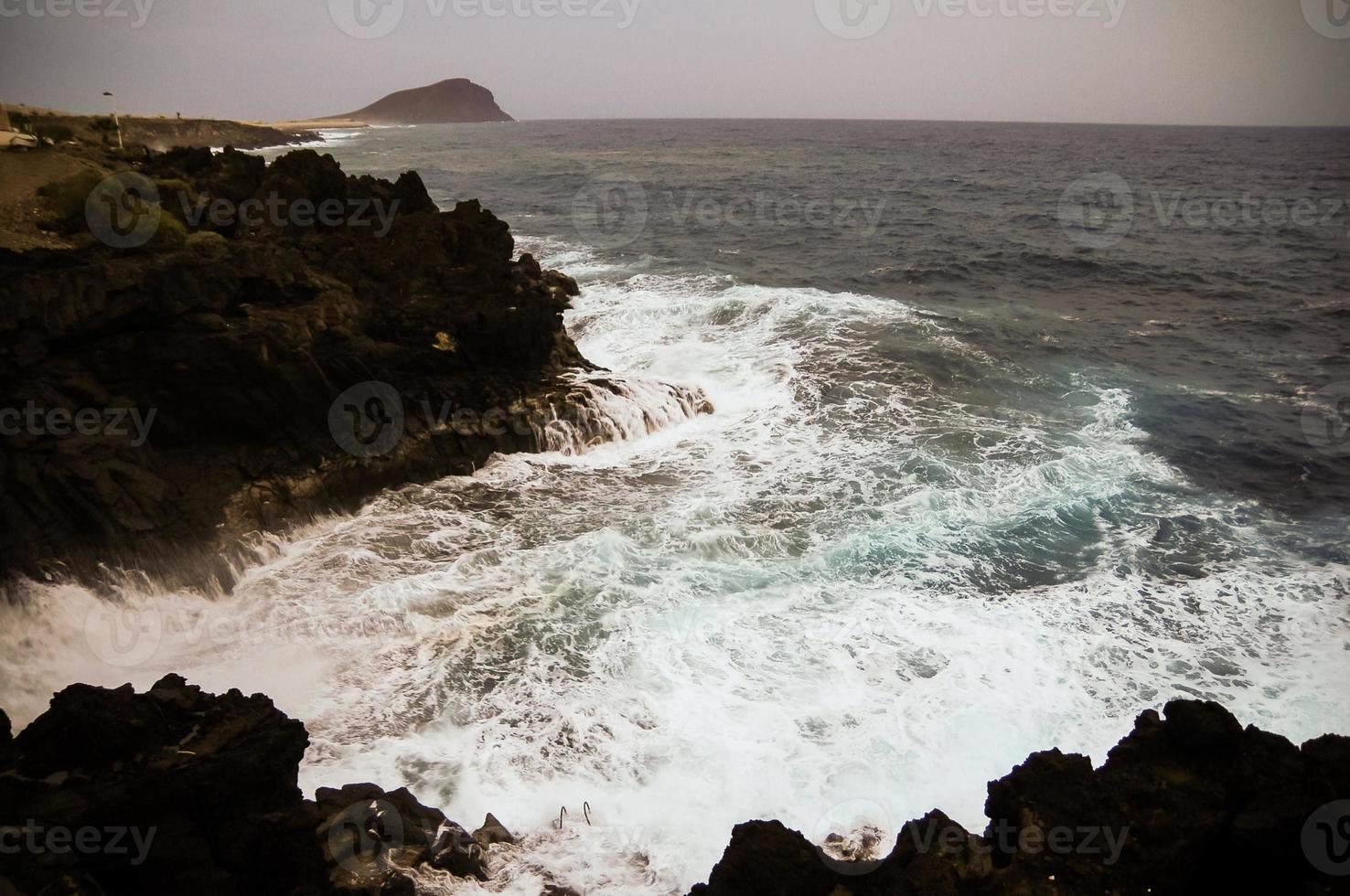 Scenic coastal view photo